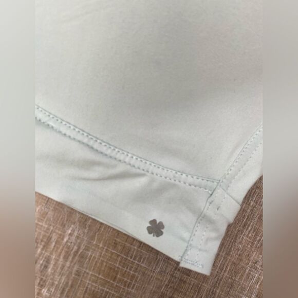 LUCKY BRAND Wire-Free Bra Size 36C Soft Sage Green Brushed Bonded Comfort Lounge - Picture 6 of 8